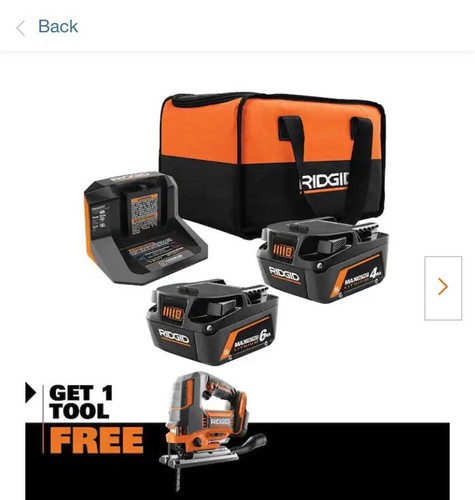 Ridgid 18v brushless jig - brushless, saw